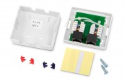 Hyperline SB2-1-8P8C-C6-SH-WH Розетка компьютерная
